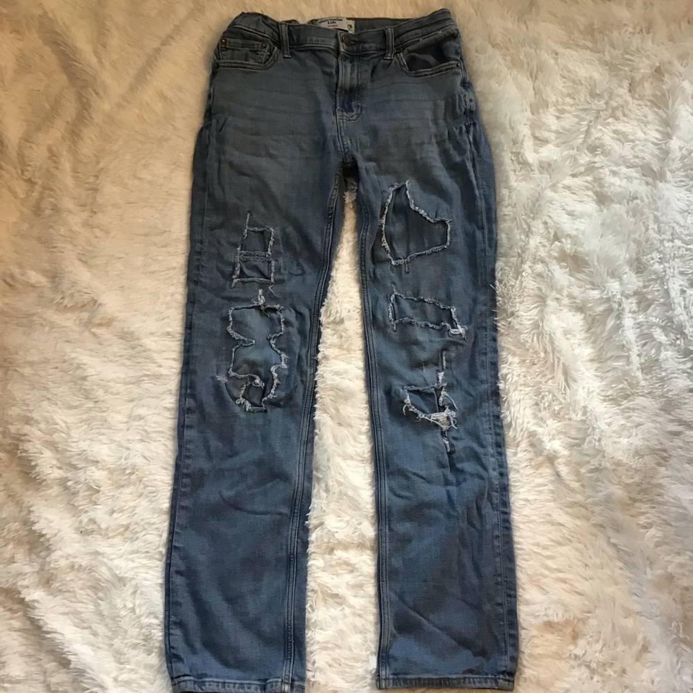 Abercrombie Kids Stretch Straight Leg Jeans 15/16